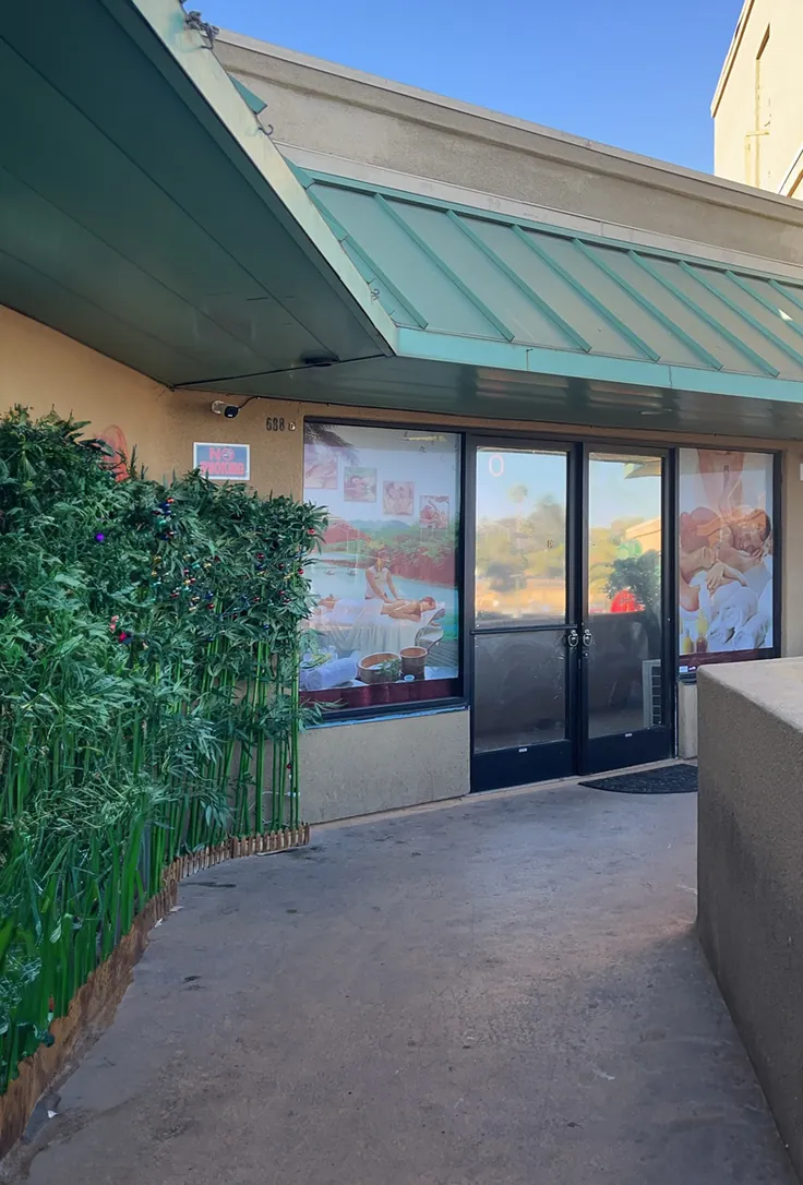 Entrance of Pink One SPA on Hollister St, a short drive from Imperial Beach, CA